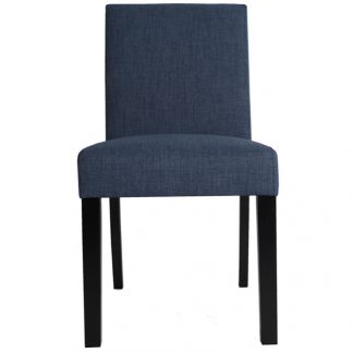 blue microfiber dining chairs